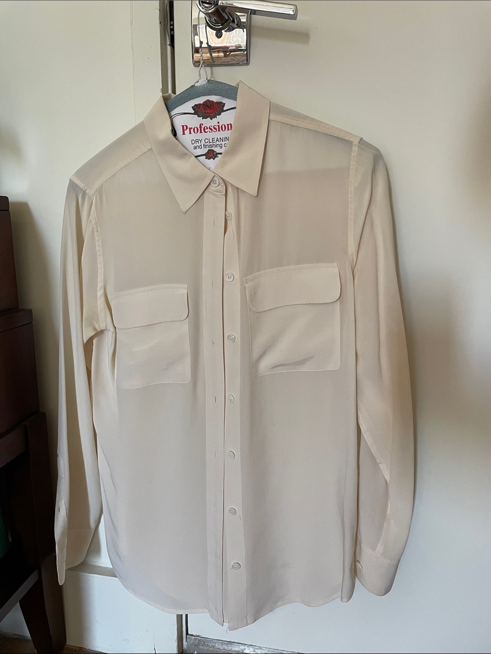 Equipment silk shirt